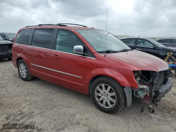 2010 Chrysler Town & Country Touring with VIN 2A4RR5D10AR128866, listed as a Copart auction lot 51503145 with 192,514 mi miles and Salvage Title. Bid and sale history available at carsss.com. Image 4.