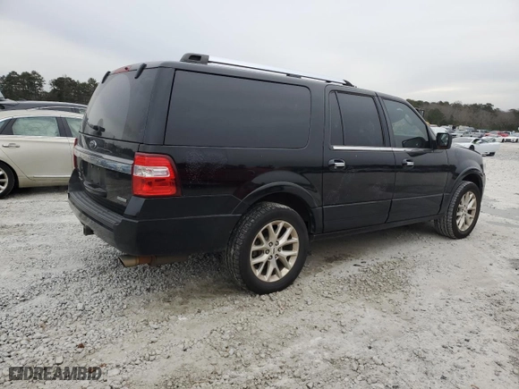 2017 Ford Expedition EL Limited with VIN 1FMJK1KT6HEA27242, listed as a Copart auction lot 41747245 with 165,836 mi miles and Salvage Title. Bid and sale history available at carsss.com. Image 3.