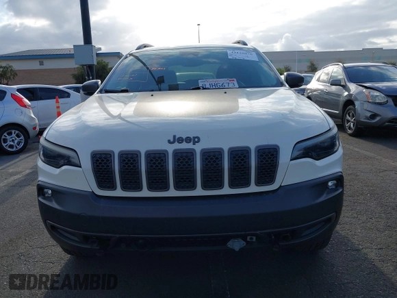 2019 Jeep Cherokee Trailhawk with VIN 1C4PJMBX0KD227083, listed as a IAAI auction lot 42120076 with 118,431 mi miles and . Bid and sale history available at DreamBid. Image 13.