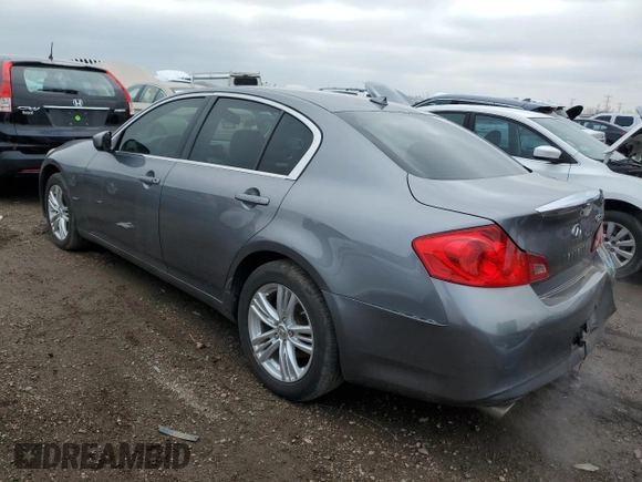 2011 Infiniti G25 Sedan x with VIN JN1DV6AR2BM653043, listed as a Copart auction lot 52509685 with 107,724 mi miles and Salvage Title. Bid and sale history available at carsss.com. Image 2.