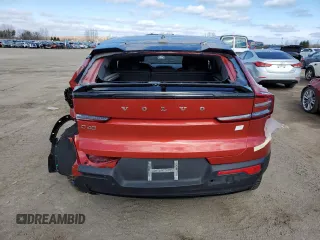 2022 Volvo C40 Recharge Pure Electric Ultimate with VIN YV4ED3GB7N2009032, listed as a Copart auction lot 51273235 with 80,644 mi miles and Salvage Title. Bid and sale history available at carsss.com. Image 6.