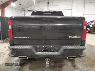 2024 Chevrolet Silverado 1500 High Country with VIN 1GCUDJEL1RZ168530, listed as a Copart auction lot 47523285 with 12,263 mi miles and Salvage Title. Bid and sale history available at DreamBid. Image 6.