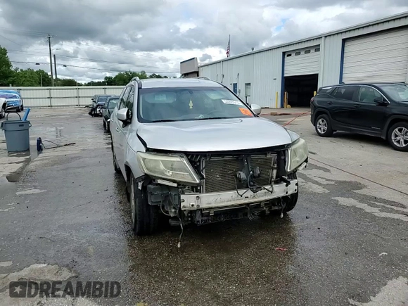 2015 Nissan Pathfinder Platinum with VIN 5N1AR2MN2FC622128, listed as a Copart auction lot 58955915 with Not provided miles and Salvage title. Bid and sale history available at DreamBid. Image 14.