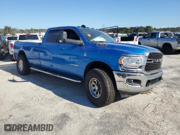 2022 Ram 3500 SLT with VIN 3C63R3HL3NG119609, listed as a Copart auction lot 76263734 with 193,448 mi miles and Salvage Title. Bid and sale history available at carsss.com. Image 4.