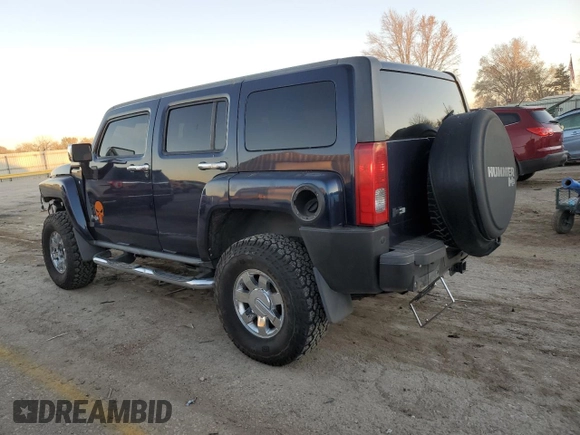 2008 Hummer H3 SUV with VIN 5GTEN13E688172138, listed as a Copart auction lot 82317664 with 124,834 mi miles and Salvage Title. Bid and sale history available at DreamBid. Image 2.