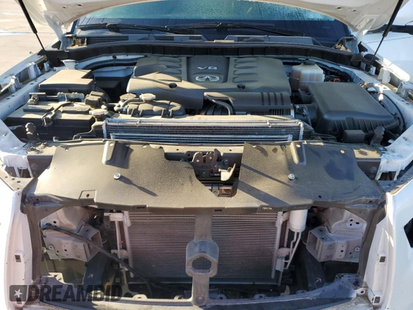 2019 Infiniti QX80 LUXE with VIN JN8AZ2NF9K9684004, listed as a Copart auction lot 51022145 with 35,454 mi miles and Salvage Title. Bid and sale history available at carsss.com. Image 12.