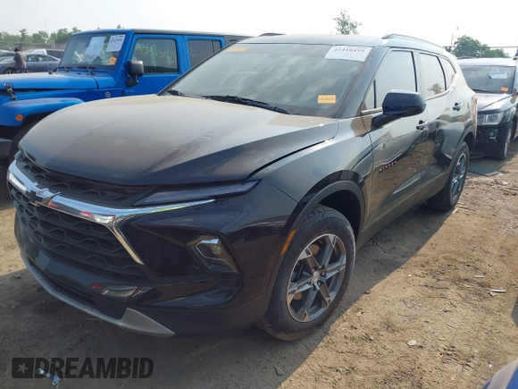 2023 Chevrolet Blazer LT with VIN 3GNKBCR45PS220593, listed as a IAAI auction lot 42416495 with 27,314 mi miles and . Bid and sale history available at DreamBid. Image 17.