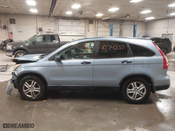 2010 Honda CR-V EX with VIN 5J6RE4H55AL070202, listed as a IAAI auction lot 41274337 with 219,063 mi miles. Bid and sale history available at carsss.com. Image 15.