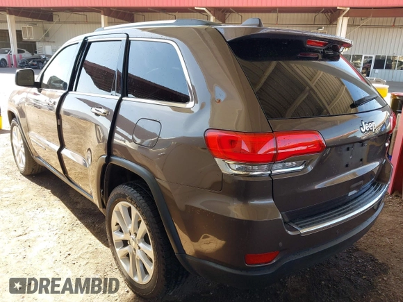 2017 Jeep Grand Cherokee Limited with VIN 1C4RJEBGXHC846920, listed as a IAAI auction lot 41718763 with 131,757 mi miles. Bid and sale history available at carsss.com. Image 3.