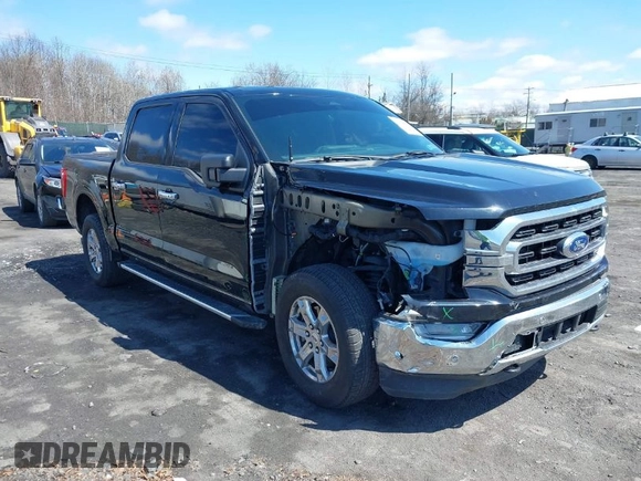 2022 Ford F-150 XL with VIN 1FTEW1EP6NFA39874, listed as a IAAI auction lot 41942202 with 34,545 mi miles. Bid and sale history available at carsss.com. Image 1.