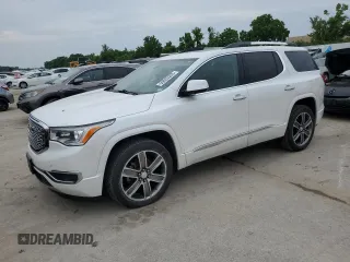 2017 GMC Acadia Denali with VIN 1GKKNXLS1HZ148329, listed as a Copart auction lot 59635205 with 123,298 mi miles and Salvage title. Bid and sale history available at DreamBid. Image 1.