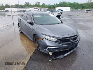 2019 Honda Civic Sedan LX with VIN 2HGFC2F60KH537797, listed as a IAAI auction lot 42119603 with 1 mi miles. Bid and sale history available at carsss.com. Image 1.