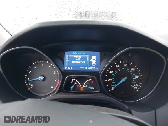 2013 Ford Focus SE with VIN 1FADP3K2XDL296376, listed as a IAAI auction lot 41885580 with 89,615 mi miles. Bid and sale history available at carsss.com. Image 7.