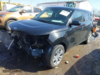 2020 Kia Soul LX with VIN KNDJ23AU9L7724587, listed as a IAAI auction lot 41817193 with 51,023 mi miles. Bid and sale history available at carsss.com. Image 2.