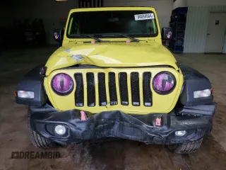 2023 Jeep Wrangler Willys with VIN 1C4HJXDN9PW640617, listed as a Copart auction lot 84894564 with 2,136 mi miles and Salvage Title. Bid and sale history available at DreamBid. Image 5.