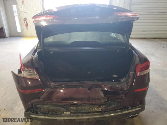 2019 Kia Optima LX with VIN 5XXGT4L34KG299285, listed as a Copart auction lot 45128335 with 78,398 mi miles and Salvage Title. Bid and sale history available at carsss.com. Image 6.