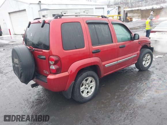 2007 Jeep Liberty Limited with VIN 1J4GL58K77W526197, listed as a IAAI auction lot 41564251 with 104,790 mi miles. Bid and sale history available at carsss.com. Image 4.