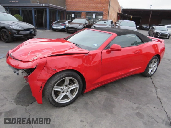 2018 Chevrolet Camaro 1LT with VIN 1G1FB3DX1J0119182, listed as a Copart auction lot 64380023 with 79,426 mi miles. Bid and sale history available at carsss.com. Image 2.