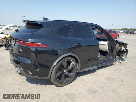 2023 Jaguar F-Pace SVR with VIN SADCZ2EE4PA711647, listed as a Copart auction lot 68720014 with 12,012 mi miles and Clean Title. Bid and sale history available at DreamBid. Image 3.