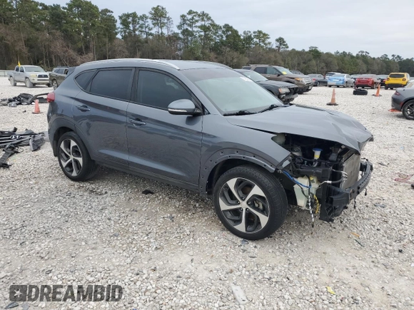 2018 Hyundai Tucson Sport with VIN KM8J33AL2JU707497, listed as a Copart auction lot 87053564 with 84,274 mi miles and Clean Title. Bid and sale history available at carsss.com. Image 4.