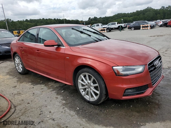 2015 Audi A4 Premium Plus with VIN WAUHFAFL9FN018613, listed as a Copart auction lot 71057024 with 139,037 mi miles and Salvage Title. Bid and sale history available at carsss.com. Image 4.