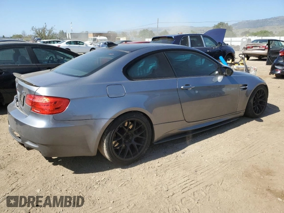 2012 BMW M3 with VIN WBSKG9C53CE798624, listed as a Copart auction lot 56072225 with 126,371 mi miles and Salvage title. Bid and sale history available at DreamBid. Image 3.