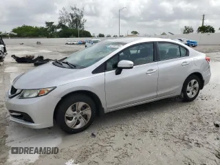 2015 Honda Civic LX with VIN 19XFB2F57FE037324, listed as a Copart auction lot 62169755 with 73,095 mi miles and Clean title. Bid and sale history available at DreamBid. Image 1.