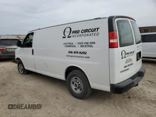 2017 GMC Savana Cargo z VIN 1GTW7AFF7H1291089, wystawiony jako Copart lot #49146145 z przebiegiem Nie podano mil oraz Szkody całkowita. Historia ofert i sprzedaży dostępna na DreamBid. Obrazek 2.