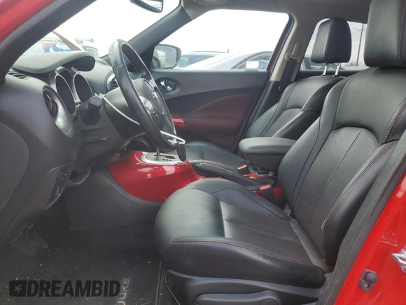 2015 Nissan Juke S with VIN JN8AF5MVXFT552851, listed as a Copart auction lot 52374565 with 45,108 mi miles and Salvage Title. Bid and sale history available at DreamBid. Image 7.