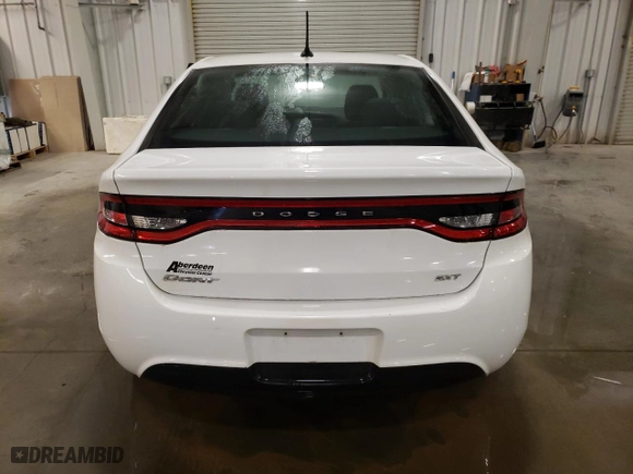 2016 Dodge Dart SXT with VIN 1C3CDFBB3GD667848, listed as a Copart auction lot 77792214 with 108,721 mi miles and Salvage Title. Bid and sale history available at carsss.com. Image 6.