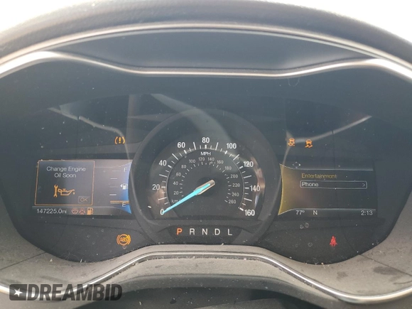 2017 Ford Fusion SE with VIN 3FA6P0H71HR322123, listed as a Copart auction lot 52560725 with 147,225 mi miles and Salvage title. Bid and sale history available at DreamBid. Image 9.