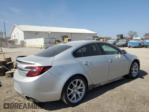 2017 Buick Regal GS with VIN 2G4GU5GX6H9178236, listed as a Copart auction lot 50429935 with 133,862 mi miles and Salvage Title. Bid and sale history available at DreamBid. Image 3.