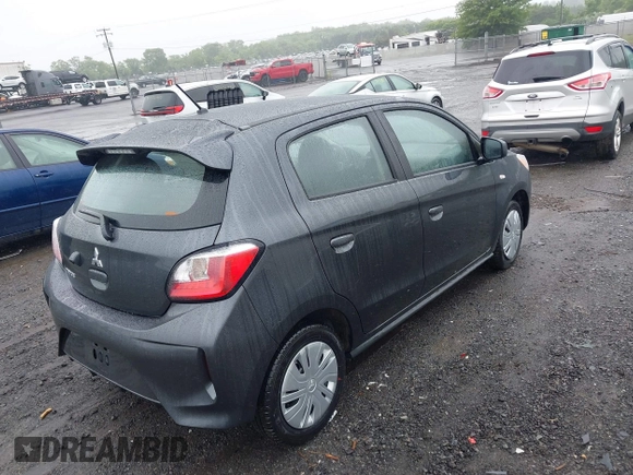 2024 Mitsubishi Mirage ES z VIN ML32AUHJ5RH021180, wystawiony jako IAAI lot #42332116 z przebiegiem 14 938 mil mil oraz . Historia ofert i sprzedaży dostępna na DreamBid. Obrazek 4.