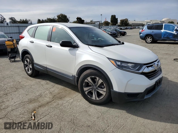 2017 Honda CR-V LX with VIN 2HKRW6H37HH205112, listed as a Copart auction lot 45065765 with 39,927 mi miles and Salvage Title. Bid and sale history available at DreamBid. Image 4.