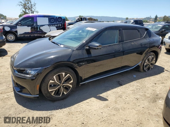 2022 Kia EV6 Wind with VIN KNDC34LA7N5053773, listed as a Copart auction lot 57753934 with 70,112 mi miles and Salvage Title. Bid and sale history available at carsss.com. Image 1.