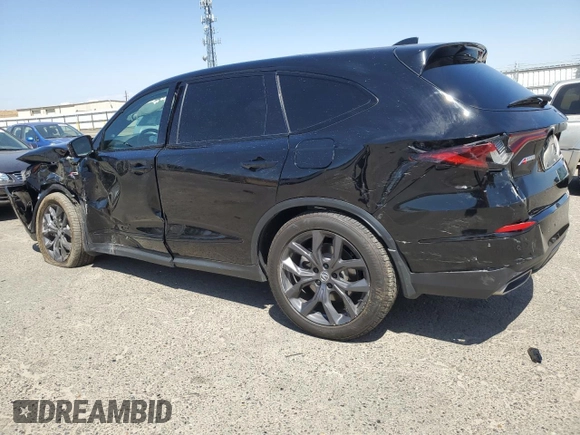 2024 Acura MDX w/A-Spec Package с VIN 5J8YE1H03RL021808, выставлен на аукционе Copart как лот 55899795 с пробегом 16 705 миль миль и Списание • Salvage title. История ставок и продаж доступна на DreamBid. Изображение 2.
