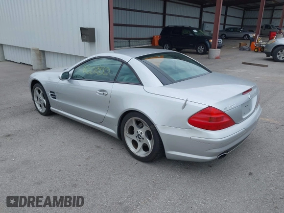 2003 Mercedes-Benz SL 500 with VIN WDBSK75F33F058662, listed as a IAAI auction lot 42502930 with Not provided miles and . Bid and sale history available at DreamBid. Image 3.