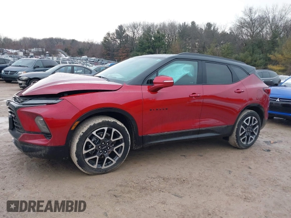 2024 Chevrolet Blazer RS z VIN 3GNKBKRS1RS219856, wystawiony jako IAAI lot #41646667 z przebiegiem 11 947 mil mil oraz . Historia ofert i sprzedaży dostępna na DreamBid. Obrazek 15.