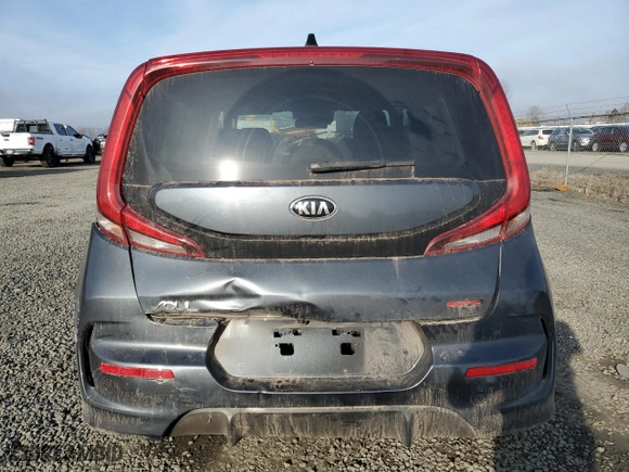 2020 Kia Soul GT-Line with VIN KNDJ63AU0L7067876, listed as a Copart auction lot 83432674 with 44,347 mi miles and Salvage Title. Bid and sale history available at carsss.com. Image 6.