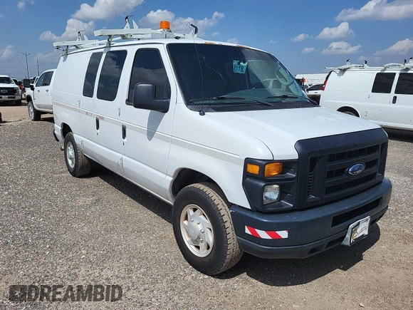 2008 Ford Econoline Cargo Commercial with VIN 1FTNE24L28DA83104, listed as a IAAI auction lot 42786163 with 164,368 mi miles and . Bid and sale history available at DreamBid. Image 3.