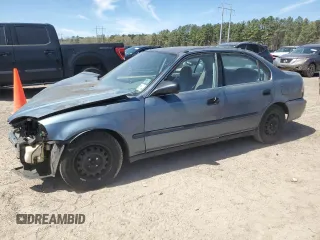1998 Honda Civic LX with VIN 1HGEJ667XWL040184, listed as a Copart auction lot 49608415 with 181,185 mi miles and Salvage Title. Bid and sale history available at carsss.com. Image 1.