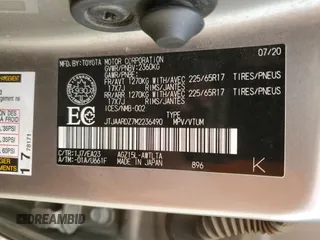 2021 Lexus NX 300 с VIN JTJAARDZ7M2236490, выставлен на аукционе Copart как лот 66725945 с пробегом 296 539 миль миль и Списание • Salvage title. История ставок и продаж доступна на DreamBid. Изображение 14.