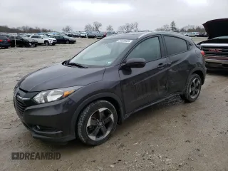 2018 Honda HR-V EX-L Navi with VIN 3CZRU6H78JM707419, listed as a Copart auction lot 50628025 with 45,351 mi miles and Salvage Title. Bid and sale history available at carsss.com. Image 1.