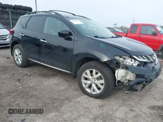 2011 Nissan Murano SL with VIN JN8AZ1MU7BW065901, listed as a IAAI auction lot 41617829 with Not Provided miles and . Bid and sale history available at DreamBid. Image 1.