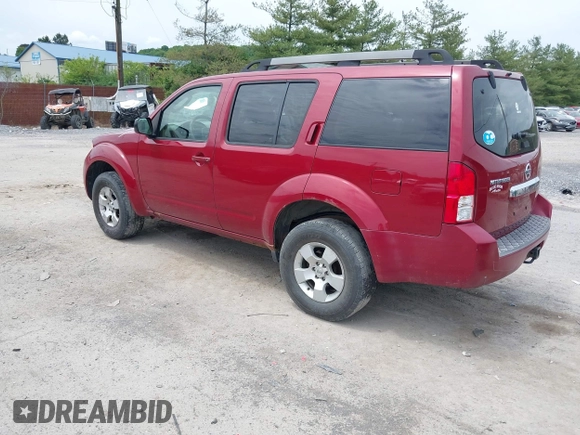 2008 Nissan Pathfinder SE z VIN 5N1AR18B58C654360, wystawiony jako IAAI lot #42353965 z przebiegiem 196 228 mil mil oraz . Historia ofert i sprzedaży dostępna na DreamBid. Obrazek 3.