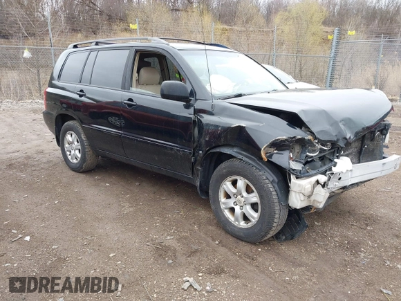 2001 Toyota Highlander z VIN JTEHF21A410030670, wystawiony jako IAAI lot #41916535 z przebiegiem 248 020 mil mil oraz . Historia ofert i sprzedaży dostępna na DreamBid. Obrazek 1.