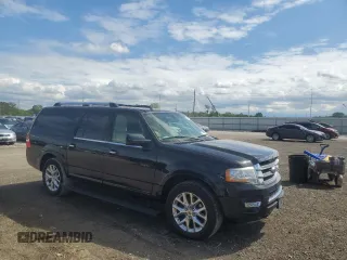 2015 Ford Expedition Max Limited z VIN 1FMJK2AT9FEF33197, wystawiony jako Copart lot #57990925 z przebiegiem 119 524 mil mil oraz Szkoda całkowita • Salvage title. Historia ofert i sprzedaży dostępna na DreamBid. Obrazek 4.