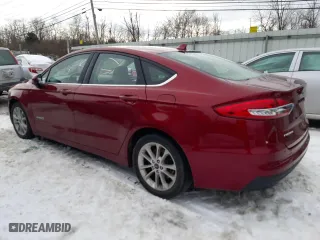 2019 Ford Fusion Hybrid SE with VIN 3FA6P0LU8KR257632, listed as a Copart auction lot 87262564 with 92,765 mi miles and Salvage Title. Bid and sale history available at carsss.com. Image 2.