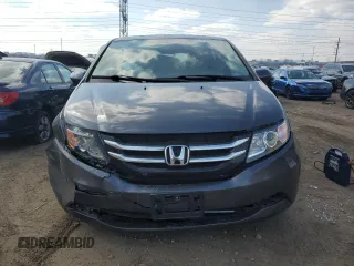 2014 Honda Odyssey EX-L with VIN 5FNRL5H64EB123541, listed as a Copart auction lot 52483705 with 77,996 mi miles and Salvage Title. Bid and sale history available at DreamBid. Image 5.