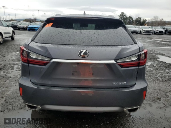2017 Lexus RX 350 with VIN 2T2ZZMCA3HC035850, listed as a Copart auction lot 44435685 with 46,516 mi miles and Salvage Title. Bid and sale history available at DreamBid. Image 6.